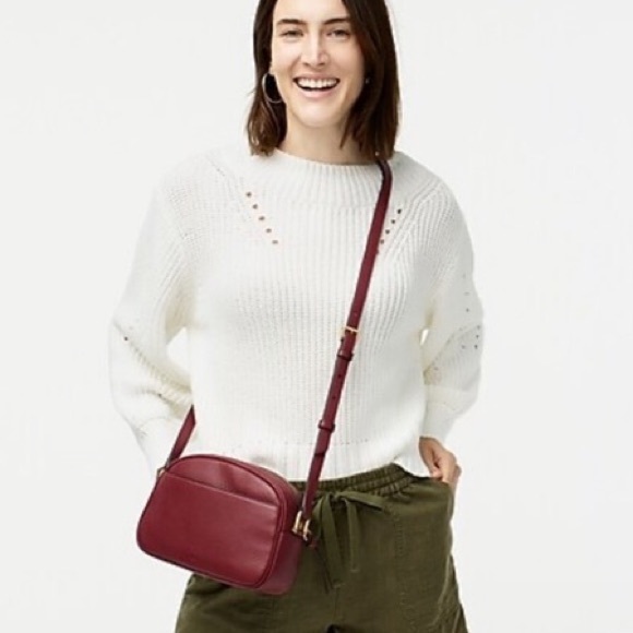 J. Crew Sweaters - J Crew Pointelle Crewneck Cotton Sweater White